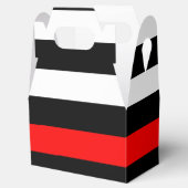 American Thin Red Line Grafik Geschenkschachtel (Geöffnet)