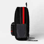 American Thin Red Line Symbolic auf einer Bedruckter Rucksack (Rechts)