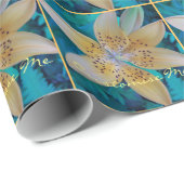 American Tiger Lily Geschenkpapier (Rolleneckpunkt)