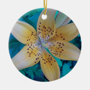 American Tiger Lily Keramikornament