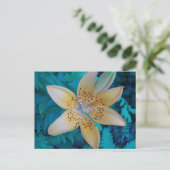 American Tiger Lily Postkarte (Stehend Vorderseite)