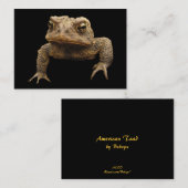 American Toad ATC Visitenkarte (Vorne/Hinten)