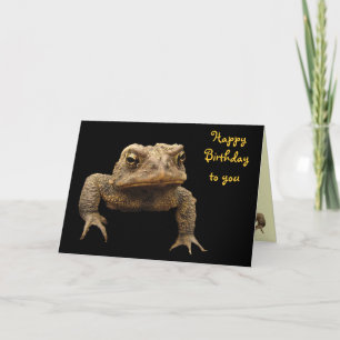 American Toad Birthday Karte