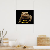American Toad Earth Day Poster (Küche)