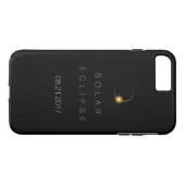 American Total Solar Eclipse 2017 Case-Mate iPhone Hülle (Rückseite (Horizontal))