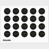 American Totality Solar Lunar Eclipse Runder Aufkleber (Blatt)