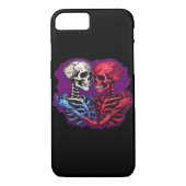 American Traditional Skeleton Holding Hands Tattoo Case-Mate iPhone Hülle (Rückseite)