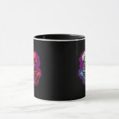 American Traditional Skeleton Holding Hands Tattoo Tasse (Zentrum)