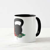 American Traditional Tattoo Blume Kettlebell Tasse (VorderseiteRechts)
