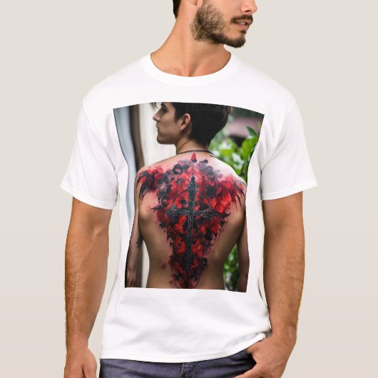 American Traditional Tattoo Design T - Shirt - Bol (Vorderseite)