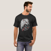 American Traditional Tattoo Old School Flash Wolf T-Shirt (Vorne ganz)