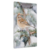American Tree Sparrow im Winter Klemmbrett (Rechts)