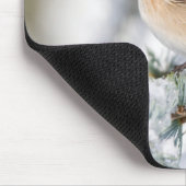 American Tree Sparrow im Winter Mousepad (Ecke)