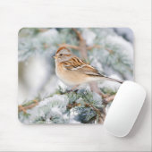 American Tree Sparrow im Winter Mousepad (Mit Mouse)