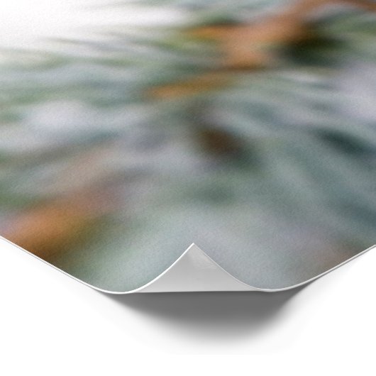 American Tree Sparrow im Winter Poster (Ecke)