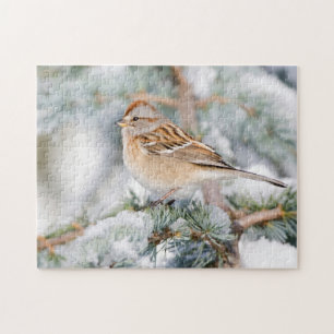 American Tree Sparrow im Winter Puzzle