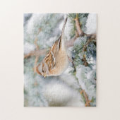 American Tree Sparrow im Winter Puzzle (Vertikal)
