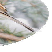 American Tree Sparrow im Winter Schneidebrett (Ecke)