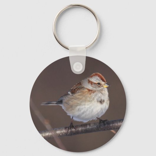 American Tree Sparrow Schlüsselanhänger (Vorderseite)