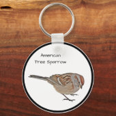 American Tree Sparrow Schlüsselanhänger (Vorderseite)