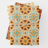 American Tribal Native Seamless Pattern Set No2 Geschenkpapier Set (Beispiel)