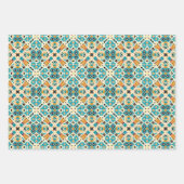 American Tribal Native Seamless Pattern Set Nr. 3 Geschenkpapier Set (Vorderseite 3)