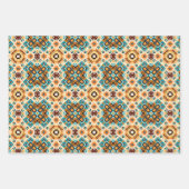 American Tribal Native Seamless Pattern Set Nr. 3 Geschenkpapier Set (Vorderseite 2)