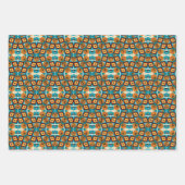 American Tribal Native Seamless Pattern Set Nr. 4 Geschenkpapier Set (Vorderseite)