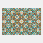 American Tribal Native Seamless Pattern Set Nr. 5 Geschenkpapier Set (Vorderseite 2)