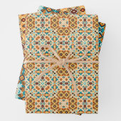 American Tribal Native Seamless Pattern Set Nr. 5 Geschenkpapier Set (Beispiel)