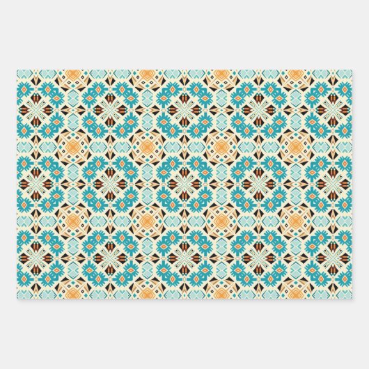 American Tribal Native Seamless Set No6 Geschenkpapier Set (Vorderseite)