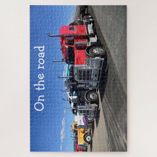 American Trucks Big Rigs On the Road Puzzle (Vertikal)