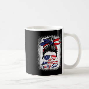 American Trump Girl 4. Juli Messy Bun Pro Trum Kaffeetasse