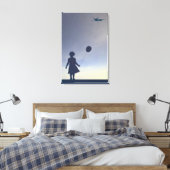 American Twilight Stretched Canvas Print Leinwanddruck (Insitu (Schlafzimmer))