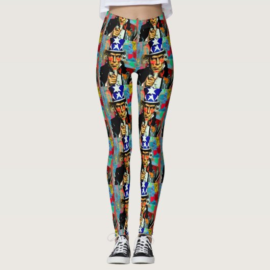 American Uncle Sam Leggings (Vorderseite)