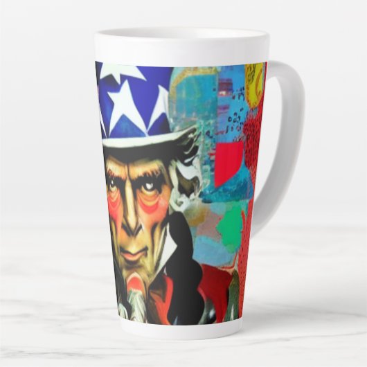 American Uncle Sam Milchtasse (Rechte Ecke)