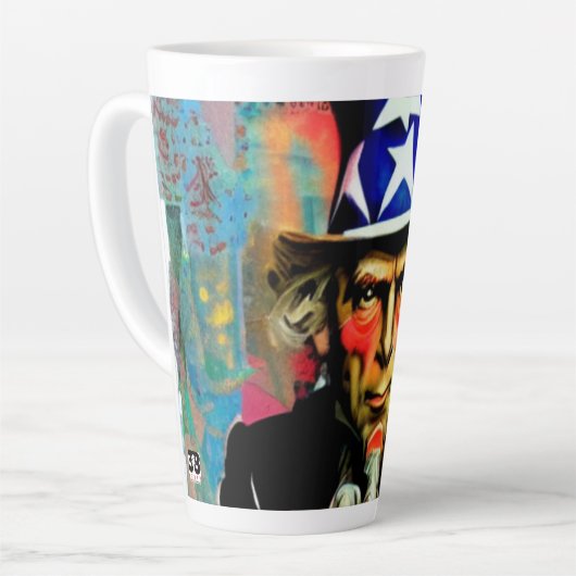 American Uncle Sam Milchtasse (Linke Ecke)