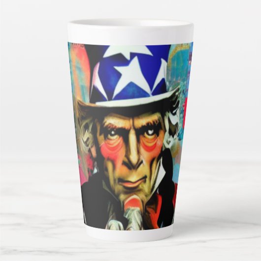 American Uncle Sam Milchtasse (Vorderseite)