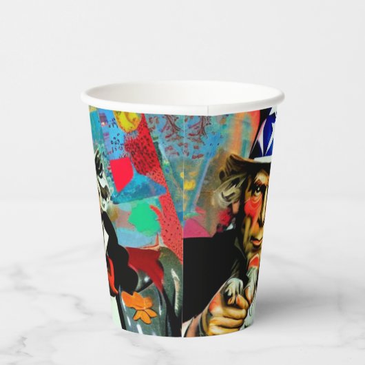 American Uncle Sam Pappbecher (Rechts)