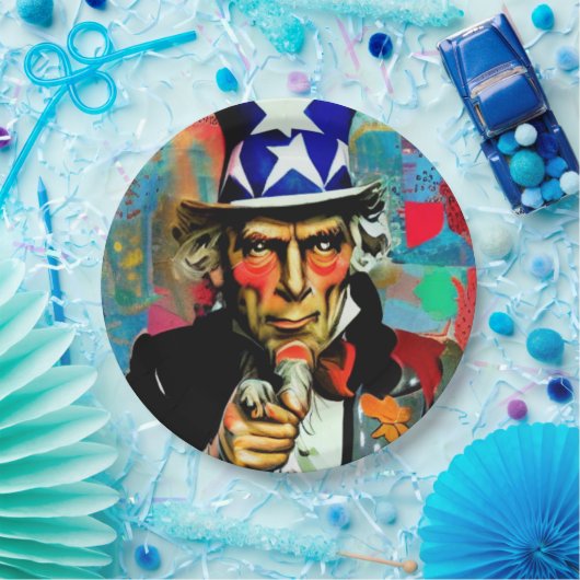 American Uncle Sam Pappteller (Party)