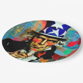 American Uncle Sam Pappteller (Schrägansicht)
