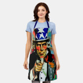 American Uncle Sam Schürze (Getragen)