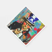 American Uncle Sam Serviette (Ecke)