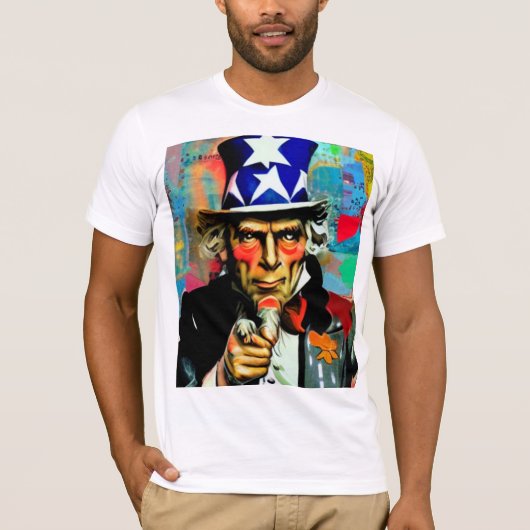American Uncle Sam T-Shirt (Vorderseite)