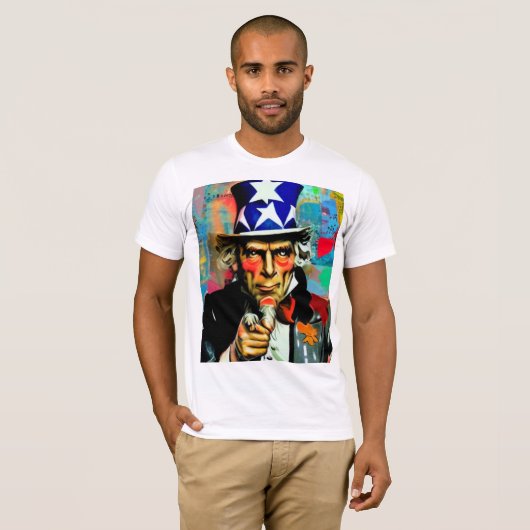American Uncle Sam T-Shirt (Vorne ganz)