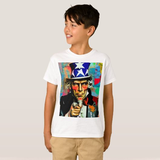 American Uncle Sam T-Shirt (Vorne ganz)