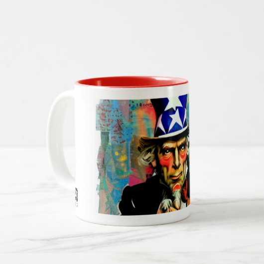 American Uncle Sam Tasse (Vorderseite Links)