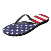 American United Staaten USA Flag Drehen Flop Badesandalen (Schrägansicht)
