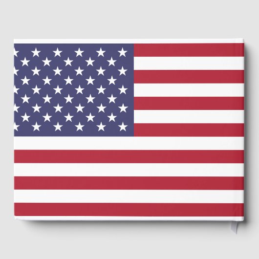 American United Staaten USA Flag Gästebuch (Rückseite)