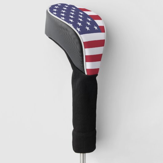 American United Staaten USA Flag Golf Head Cover Golf Headcover (angewinkelt)